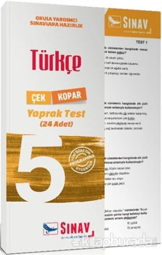 5. Sınıf Türkçe Çek Kopar Yaprak Test