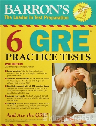 6 GRE Practice Tests Vince Kotchian