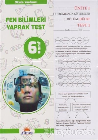 6.Sınıf Okula Yardımcı Fen Bilimleri Yaprak Test