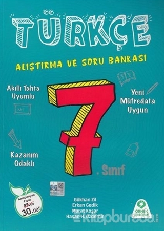 7. Sınıf Türkçe Alıştıma ve Soru Bankası