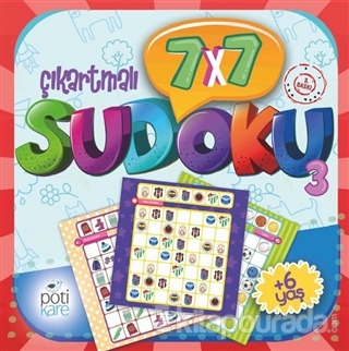 7x7 Çıkartmalı Sudoku (3) Kolektif