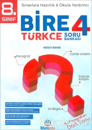 8. Sınıf Bire 4 Türkçe Soru Bankası
