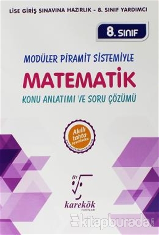 8. Sınıf Modüler Piramit Sistemiyle Matematik Konu Anlatımı ve Soru Çö