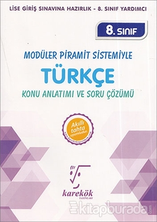 8. Sınıf Modüler Piramit Sistemiyle Türkçe Konu Anlatımı ve Soru Çözüm