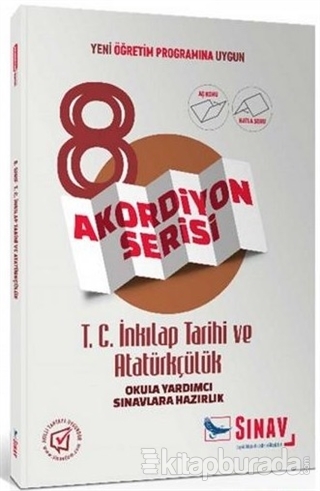 8. Sınıf T.C İnkılap Tarihi ve Atatürkçülük Akordiyon Serisi