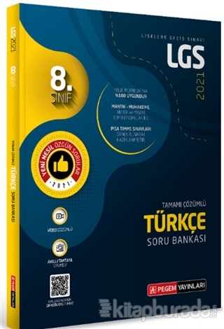 8. Sınıf Tamamı Çözümlü Türkçe Soru Bankası