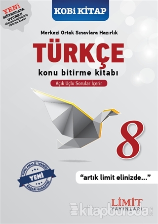 8. Sınıf Türkçe Konu Bitirme Kitabı