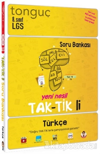 8. Sınıf Türkçe Tak-tik'li Soru Bankası