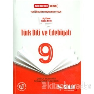 9. Sınıf Türk Dili ve Edebiyatı Akordiyon Kitap