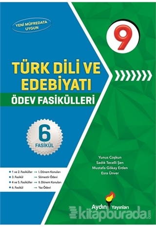 9. Sınıf Türk Dili ve Edebiyatı Ödev Fasikülleri