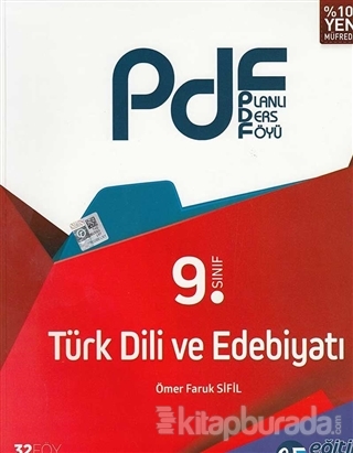 9. Sınıf Türk Dili ve Edebiyatı PDF Planlı Ders Föyü Kolektif