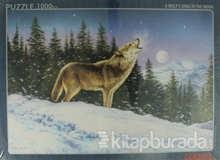 A Wolf's Song to the Moon Puzzle (1000 Parça) Greg Giordano