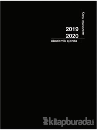 2019-2020 Akademik Ajanda Siyah (3055)