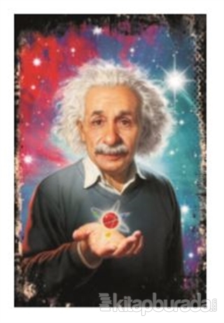 Albert Einstein Ahşap Poster