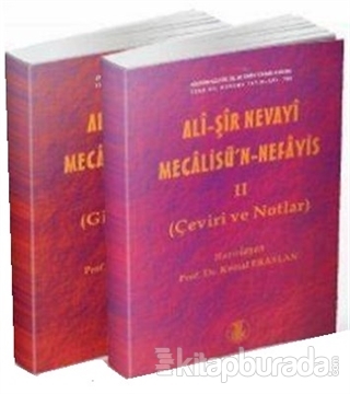 Ali Şir Nevayi: Mecalisü'n-Nefayis (2 Cilt Takım) Ali Şir Nevayi