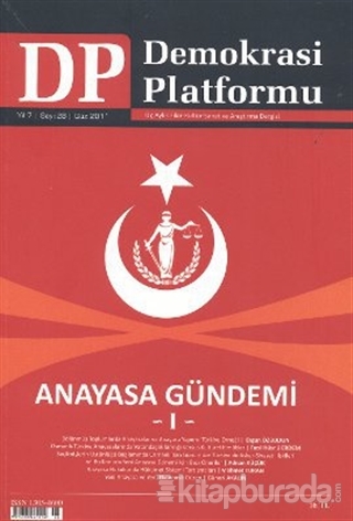 Anayasa Gündemi 1 - Demokrasi Platformu Sayı: 28 Kolektif