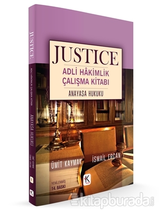 Anayasa Hukuku - Justice Adli Hakimlik Çalışma Kitabı Ümit Kaymak