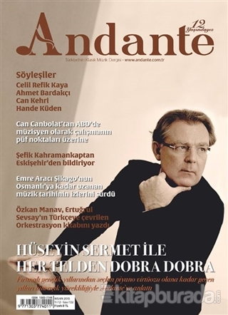Andante Müzik Dergisi Sayı: 102 Yıl: 12 Nisan 2015