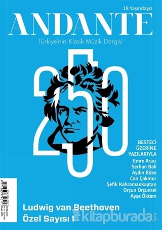 Andante Müzik Dergisi Yıl: 17 Sayı: 168 Ekim 2020
