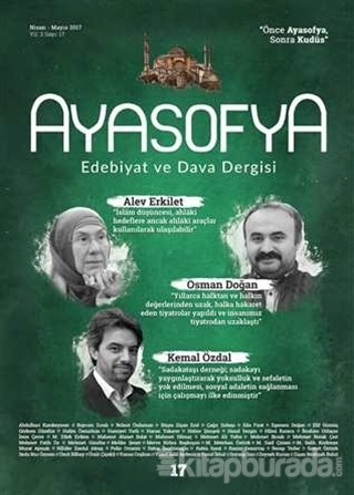 Ayasofya Dergisi Sayı: 17 Nisan - Mayıs 2017