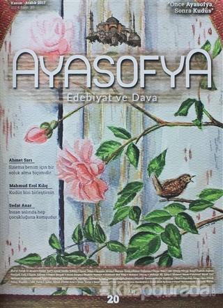 Ayasofya Dergisi Sayı: 20 Kasım - Aralık 2017 Kolektif