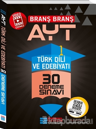 AYT Branş Branş Video Çözümlü Türk Dili ve Edebiyatı 30 Deneme Sınavı