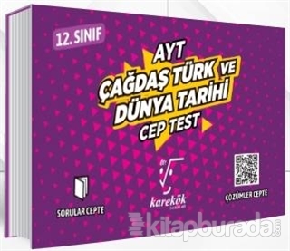 AYT Cep Test 12. Sınıf Çağdaş Türk ve Dünya Tarihi Kolektif