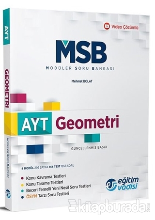 AYT Geometri MSB Modüler Soru Bankası