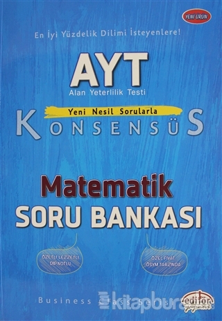 AYT Konsensüs Matematik Soru Bankası Kolektif