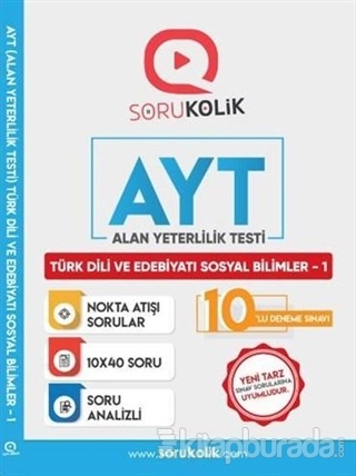 AYT Türk Dili ve Edebiyatı Sosyal Bilimler 10'lu Deneme Sınavı Kollekt