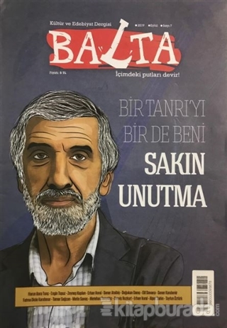 Balta Kültür ve Edebiyat Dergisi Sayı: 7 Eylül 2019 Kolektif