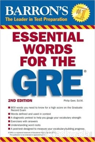 Barron's Essential Words For The Gre