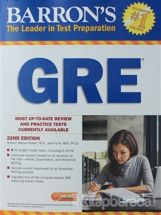 Barron's Gre The Leader in Test Preparation