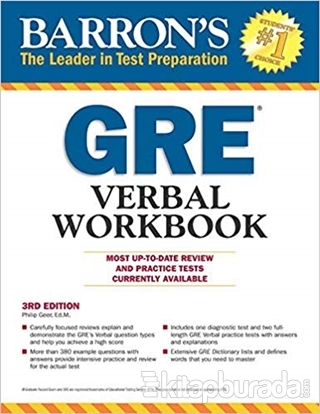 Barron's GRE Verbal Workbook Philip Geer