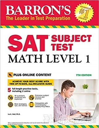 Sat Subject Test Math Level 1 Ira K. Wolf