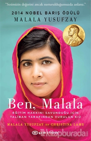Ben,Malala %25 indirimli Malala Yusufzay