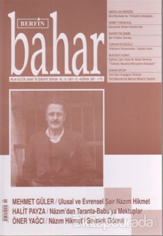 Berfin Bahar Aylık Kültür, Sanat ve Edebiyat Dergisi Sayı : 112