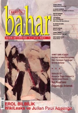 Berfin Bahar Aylık Kültür, Sanat ve Edebiyat Dergisi Sayı : 158