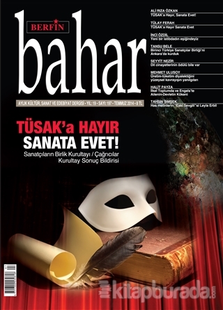 Berfin Bahar Aylık Kültür, Sanat ve Edebiyat Dergisi Sayı : 197