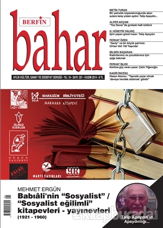 Berfin Bahar Aylık Kültür, Sanat ve Edebiyat Dergisi Sayı : 201