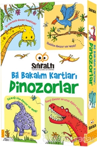 Bil Bakalım Kartları - Dinozorlar Sarah Khan