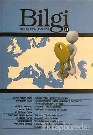 Bilgi Sosyal Bilimler Dergisi Sayı: 21 - Kış 2010 Kolektif
