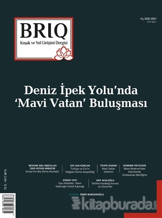 BRİQ Kuşak ve Yol Girişimi Dergisi Türkçe-İngilizce Cilt: 2 Sayı: 1 Kı