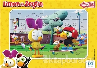 Limon ile Zeytin - Frame Puzzle 2 - Sarı (35 Parça)