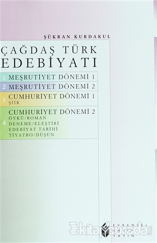 Çağdaş Türk Edebiyatı Tanzimat'tan 21. Yüzyıla Türk Edebiyatı Tarihi 4 Cilt Takım