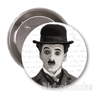 Charlie Chaplin (Karikatür) - Rozet