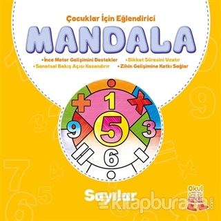 Çocuklar İçin Eğlendirici Mandala: Sayılar