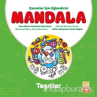 Çocuklar İçin Eğlendirici Mandala: Taşıtlar Kolektif