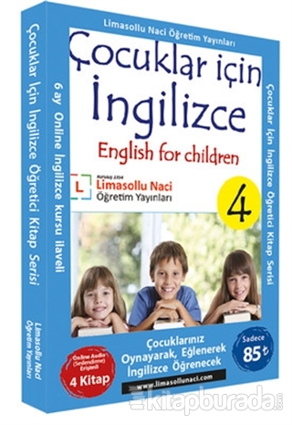 Çocuklar için İngilizce Kitap Serisi (4 Kitap Takım)