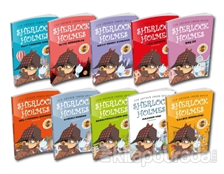 Çocuklar İçin Sherlock Holmes Seti (10 Kitap Takım) Sir Arthur Conan D